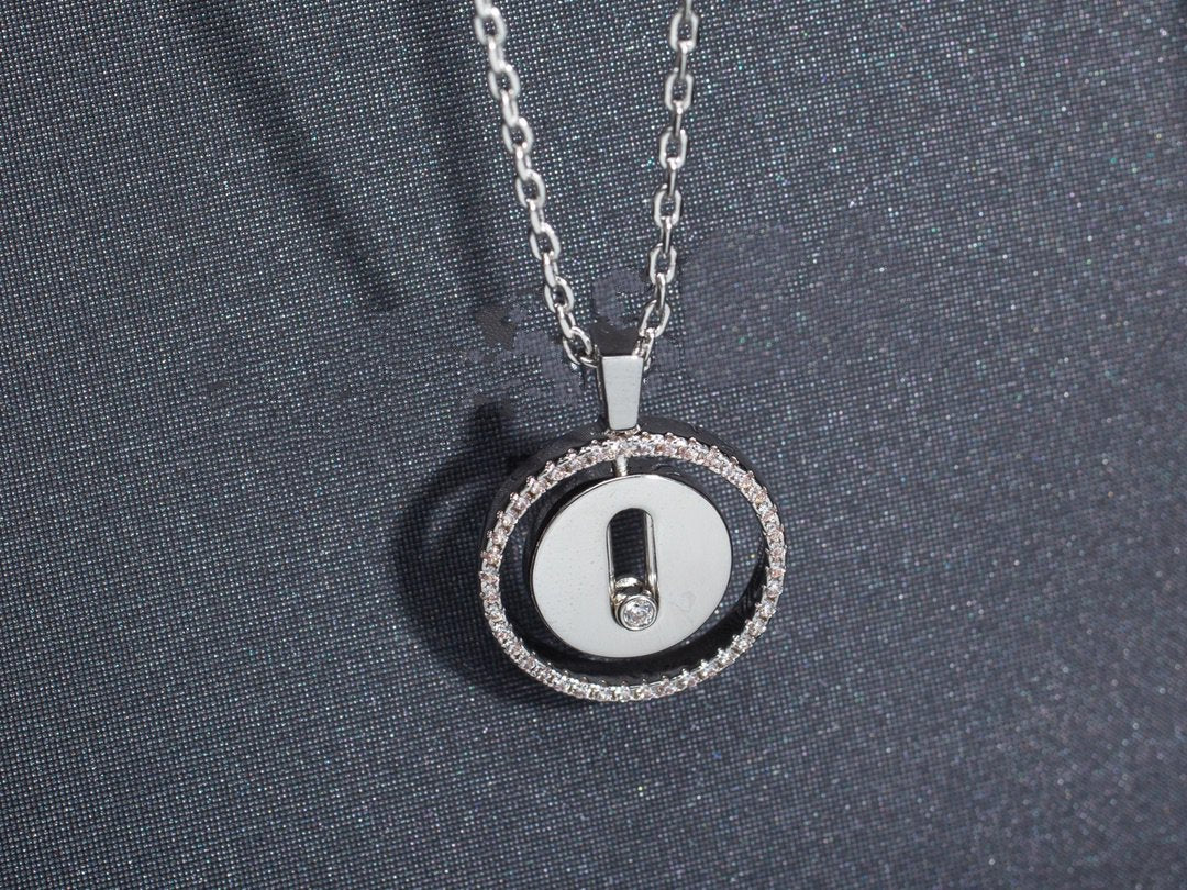 [⭐Hinora Jewelry]Demo MOVE PM NECKLACE SILVER DIAMOND