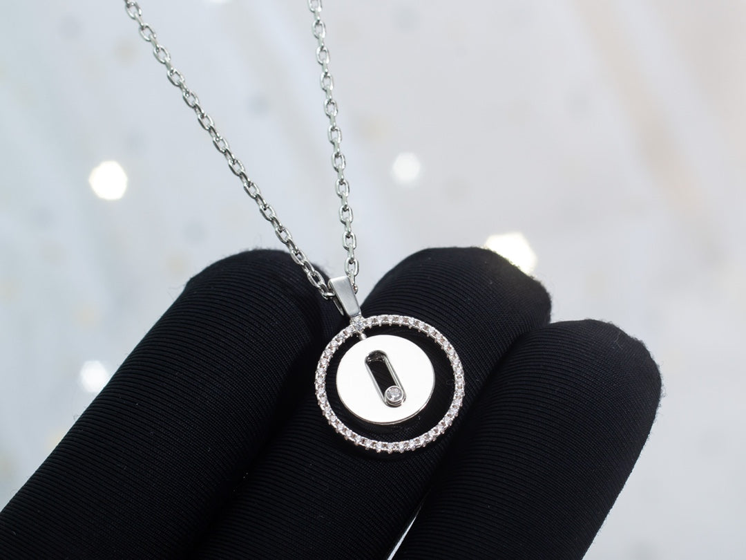 [⭐Hinora Jewelry]Demo MOVE PM NECKLACE SILVER DIAMOND