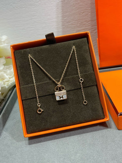 [⭐Hinora Jewelry]H CIRCE MOISSANITE PENDANT NECKLACE GOLD