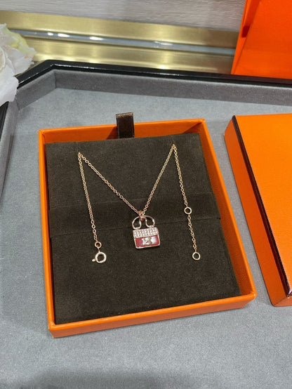 [⭐Hinora Jewelry]H CIRCE MOISSANITE PENDANT NECKLACE GOLD