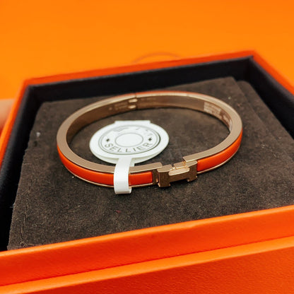 [⭐Hinora Jewelry]CLASSIC HM CLIC RED 8MM ENAMEL BRACELET