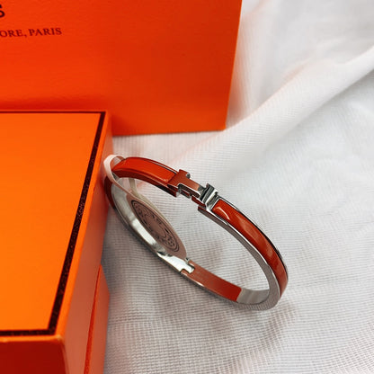 [⭐Hinora Jewelry]CLASSIC HM CLIC RED 8MM ENAMEL BRACELET