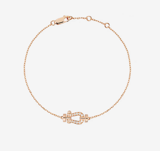 [⭐Hinora Jewelry]FORCE 10 FULL DIAMOND BUCKLE CHAIN LINK MINI MODEL