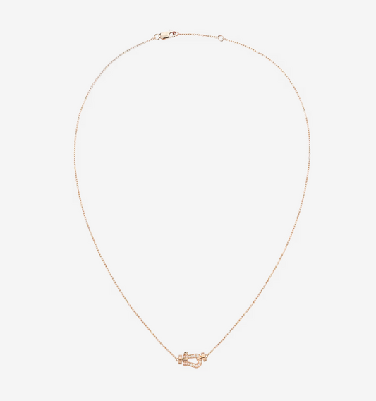 [⭐Hinora Jewelry]FORCE 10 DIAMOND PINK GOLD NECKLACE MINI MODEL