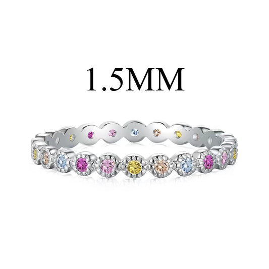 [Hinora Jewelry]Radiant Sparkling Round Cut Daily Ring