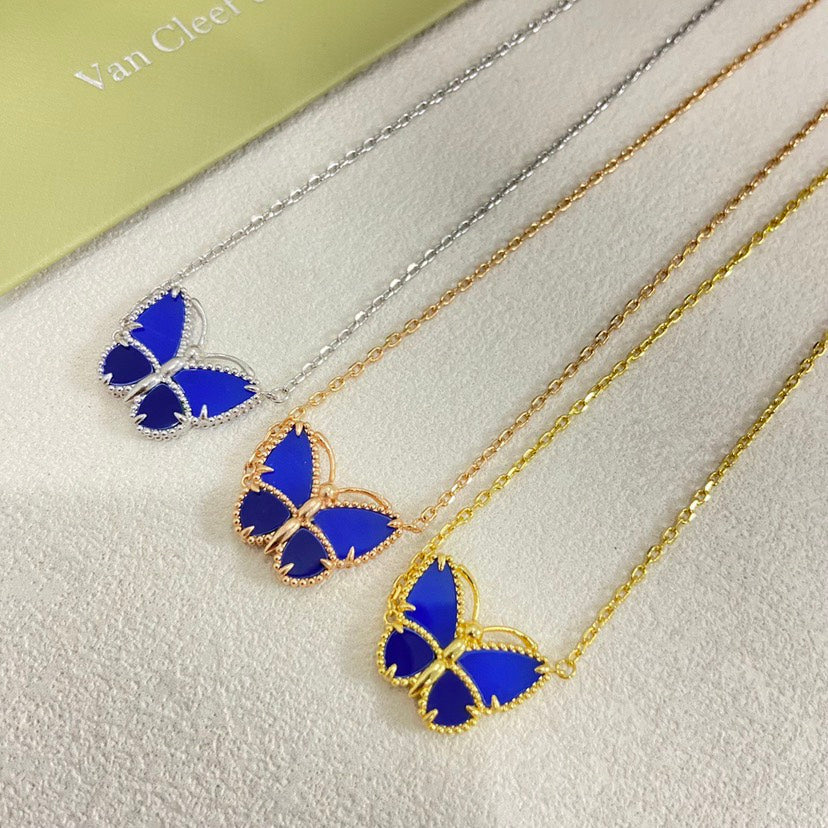 [⭐Hinora Jewelry]  2026 NEW LUCKY BUTTERFLY 1 MOTIFS NECKLACE