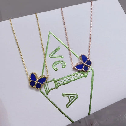 [⭐Hinora Jewelry]  2026 NEW LUCKY BUTTERFLY 1 MOTIFS NECKLACE