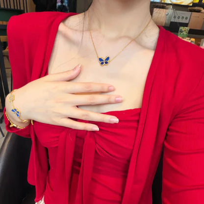 [⭐Hinora Jewelry]  2026 NEW LUCKY BUTTERFLY 1 MOTIFS NECKLACE