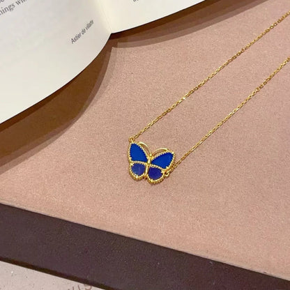 [⭐Hinora Jewelry]  2026 NEW LUCKY BUTTERFLY 1 MOTIFS NECKLACE