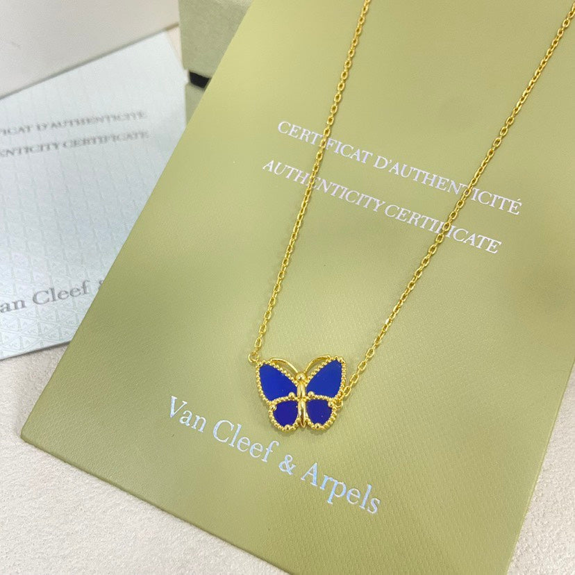 [⭐Hinora Jewelry]  2026 NEW LUCKY BUTTERFLY 1 MOTIFS NECKLACE