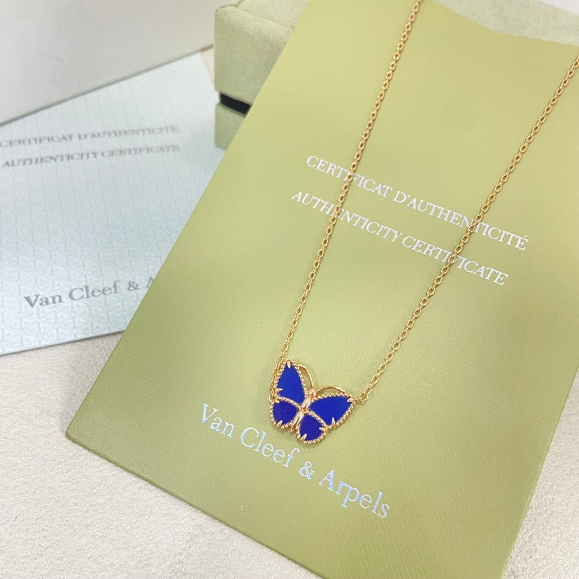 [⭐Hinora Jewelry]  2026 NEW LUCKY BUTTERFLY 1 MOTIFS NECKLACE