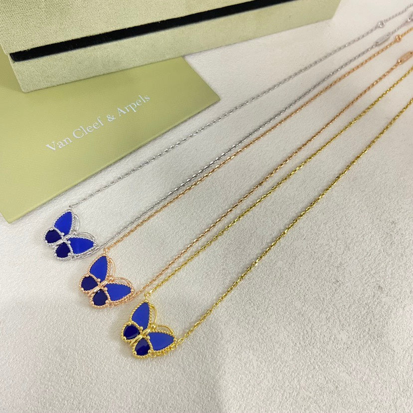 [⭐Hinora Jewelry]  2026 NEW LUCKY BUTTERFLY 1 MOTIFS NECKLACE