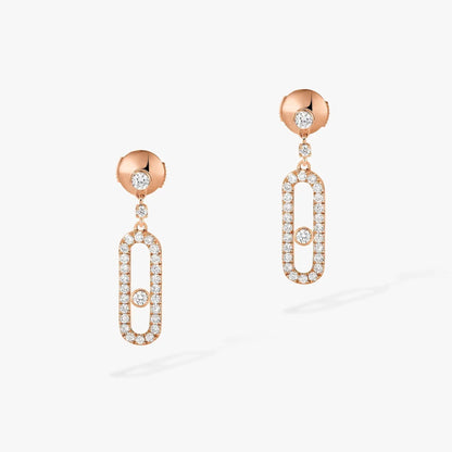 [⭐Hinora Jewelry]DORMEUSES MOVE UNO DIAMOND EARRINGS