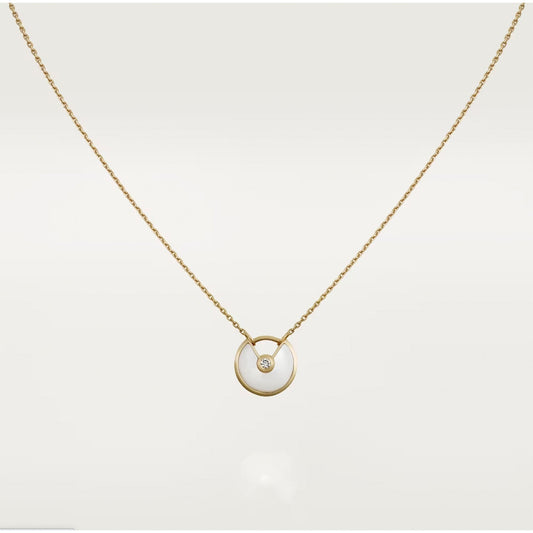 [⭐Hinora Jewelry]AMULETTE ROSE GOLD MOP NECKLACE