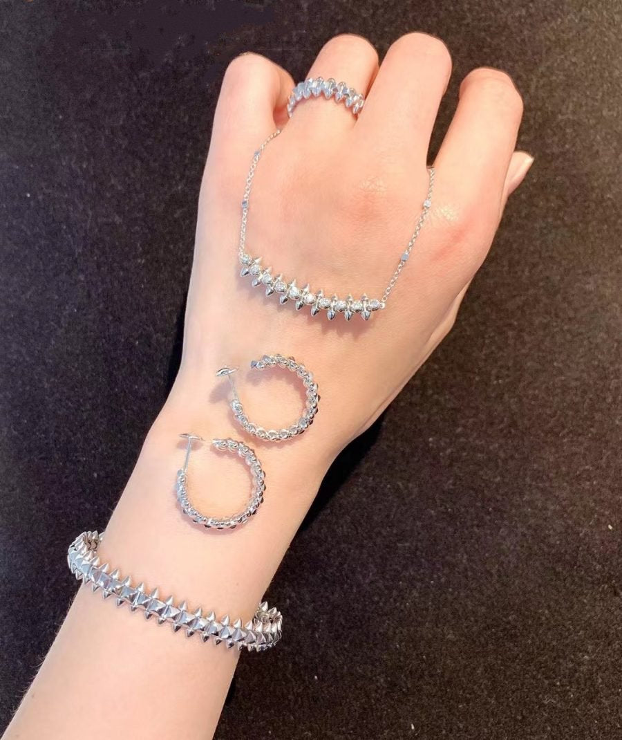 [⭐Hinora Jewelry]CLASH SILVER BRACELET