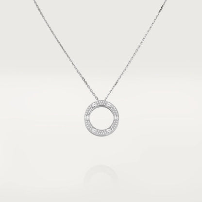 [⭐Hinora Jewelry]LOVE NECKLACE ADJUSTABLE SILVER
