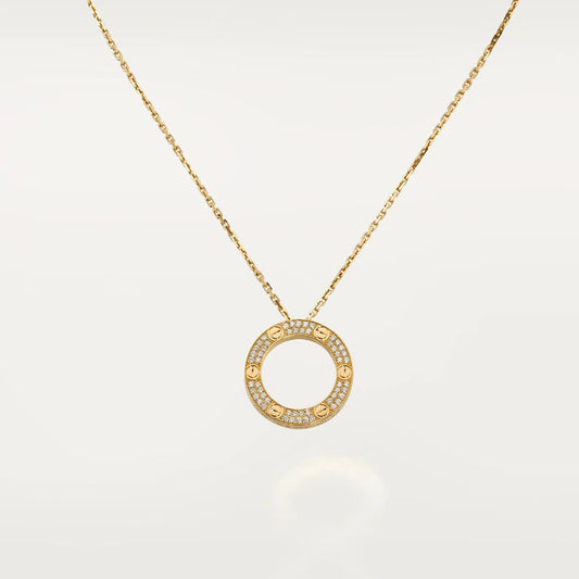 [⭐Hinora Jewelry]LOVE NECKLACE ADJUSTABLE ROSE GOLD