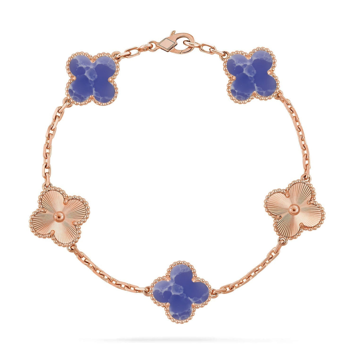 [⭐Hinora Jewelry]CLOVER 5 MOTIF BLUE VEINS BRACELET COLLECTION