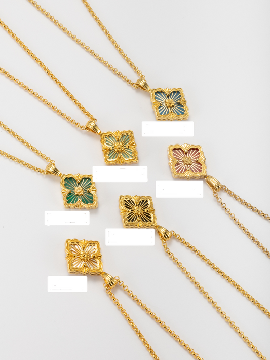 [⭐Hinora Jewelry] B.C.L SMALL SIZE  ENAMEL NECKLACE（Various colors)