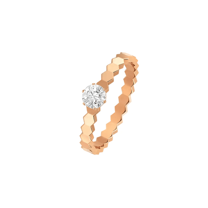 [⭐Hinora Jewelry]BEE LOVE RING PINK GOLD 1 DIAMOND