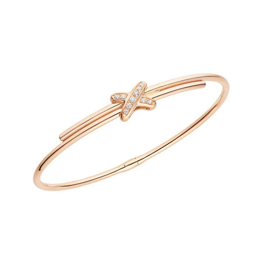 [⭐Hinora Jewelry]JEUX DE BRACELET PINK GOLD DIAMONDS