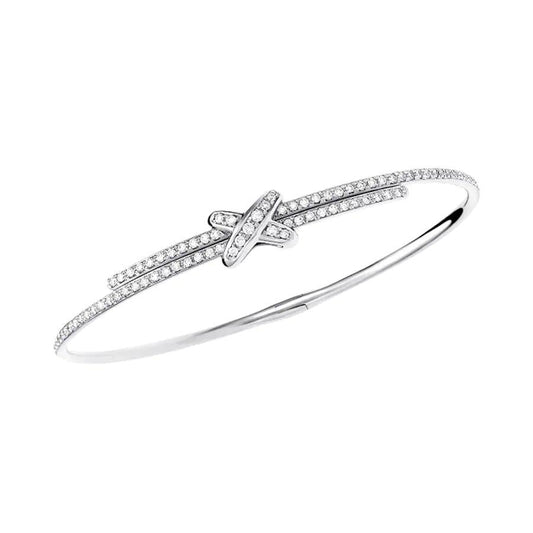 [⭐Hinora Jewelry]JEUX DE BRACELET DIAMONDS SILVER