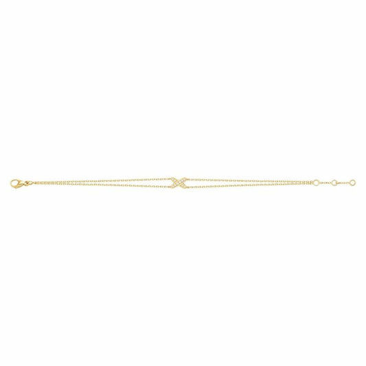 [⭐Hinora Jewelry]JEUX BRACELET GOLD DIAMOND