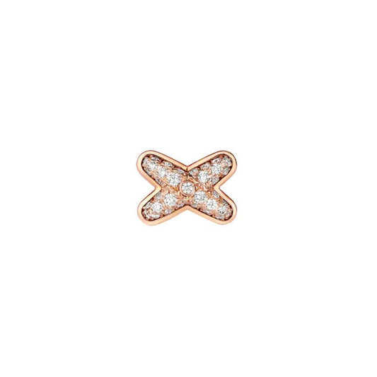 [⭐Hinora Jewelry]JEUX DE PINK GOLD DIAMOND EARRINGS