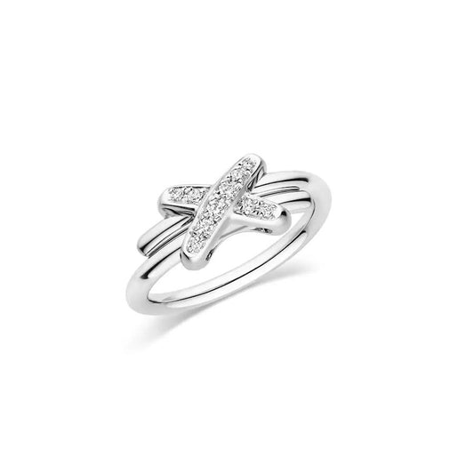 [⭐Hinora Jewelry]JEUX DE SILVER DIAMOND RING