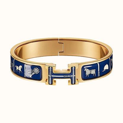 [⭐Hinora Jewelry]H COUVERTURES DARK BLUE BRACELET