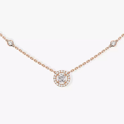 [⭐Hinora Jewelry]Diamond Necklace 0,20ct Brilliant Shape Joy