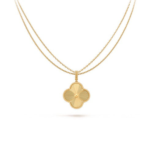 [⭐Hinora Jewelry]CLOVER 25MM PEDANT NECKLACE GOLD