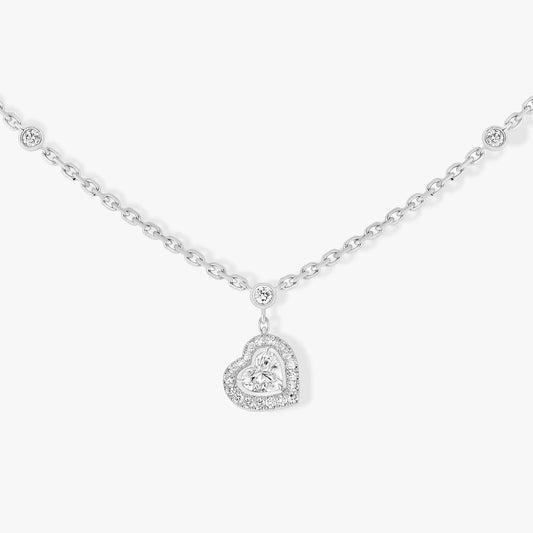 [⭐Hinora Jewelry]JOY HEART DIAMOND NECKLACE