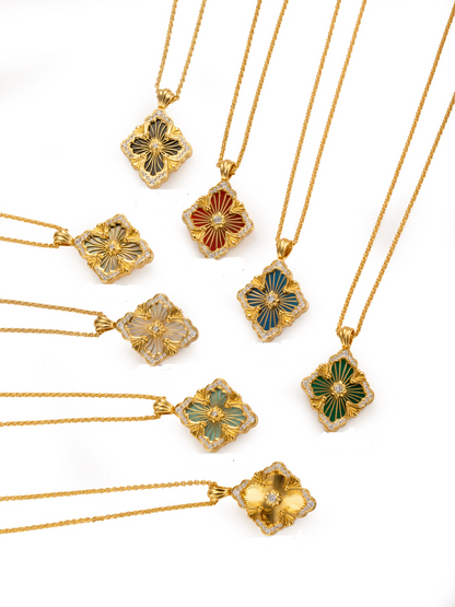 [⭐Hinora Jewelry] B.C.L BIG SIZE  ENAMEL NECKLACE（Various colors）