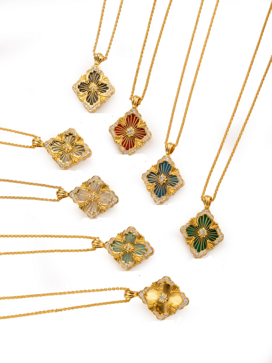 [⭐Hinora Jewelry] B.C.L BIG SIZE  ENAMEL NECKLACE（Various colors）