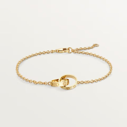 [⭐Hinora Jewelry]LOVE BRACELET DOUBLE RING