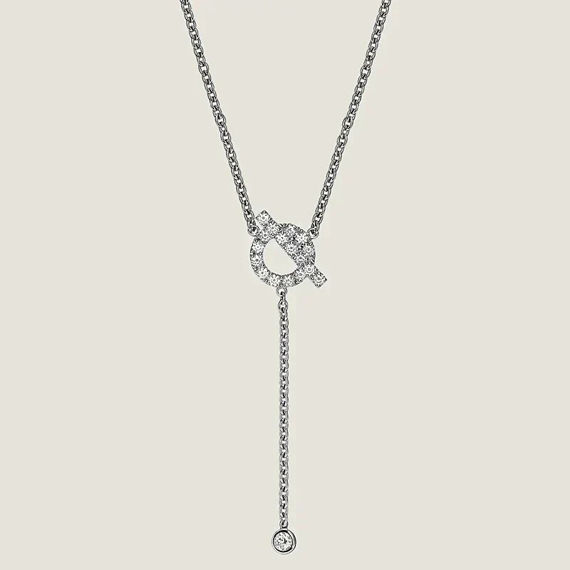 [⭐Hinora Jewelry]FINESSE SILVER DIAMOND NECKLACE