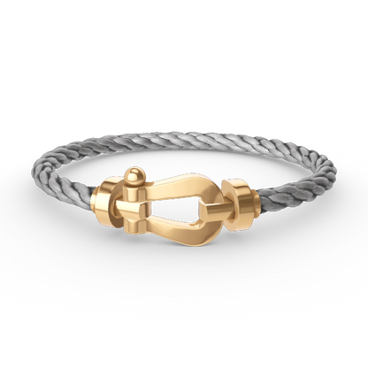 [⭐Hinora Jewelry]FORCE LARGE HORSESHOE NO DIAMOND BRACELET GOLD