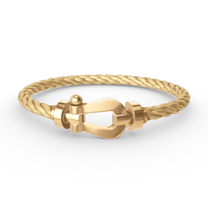 [⭐Hinora Jewelry]FORCE LARGE HORSESHOE NO DIAMOND BRACELET GOLD