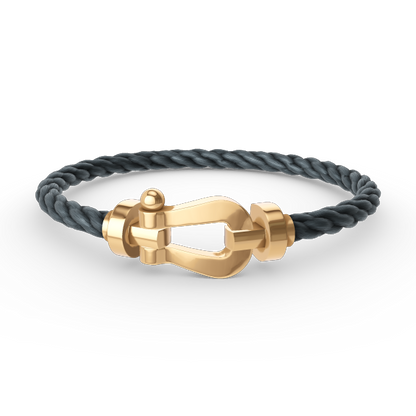 [⭐Hinora Jewelry]FORCE LARGE HORSESHOE NO DIAMOND BRACELET GOLD