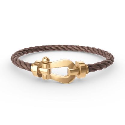 [⭐Hinora Jewelry]FORCE LARGE HORSESHOE NO DIAMOND BRACELET GOLD