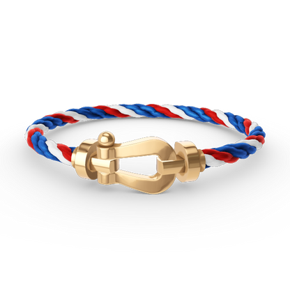 [⭐Hinora Jewelry]FORCE LARGE HORSESHOE NO DIAMOND BRACELET GOLD
