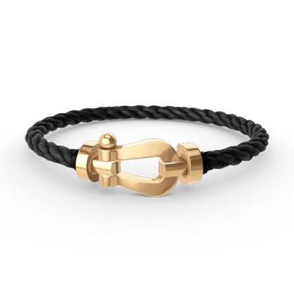 [⭐Hinora Jewelry]FORCE LARGE HORSESHOE NO DIAMOND BRACELET GOLD