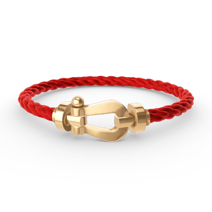 [⭐Hinora Jewelry]FORCE LARGE HORSESHOE NO DIAMOND BRACELET GOLD