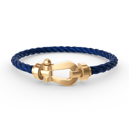 [⭐Hinora Jewelry]FORCE LARGE HORSESHOE NO DIAMOND BRACELET GOLD