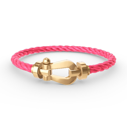 [⭐Hinora Jewelry]FORCE LARGE HORSESHOE NO DIAMOND BRACELET GOLD
