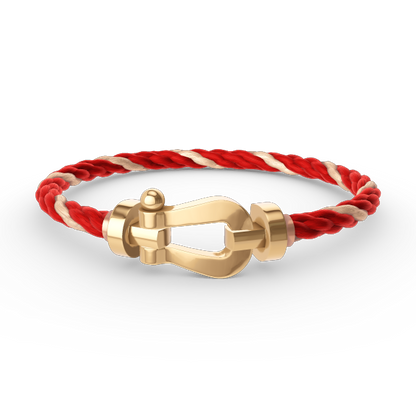 [⭐Hinora Jewelry]FORCE LARGE HORSESHOE NO DIAMOND BRACELET GOLD
