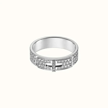 [⭐Hinora Jewelry]KELLY SILVER DIAMOND RING