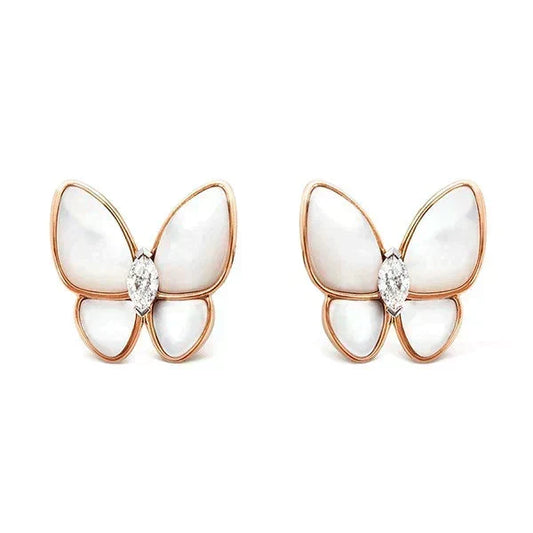 [⭐Hinora Jewelry]BUTTERFLY MOP DIAMOND EARRINGS