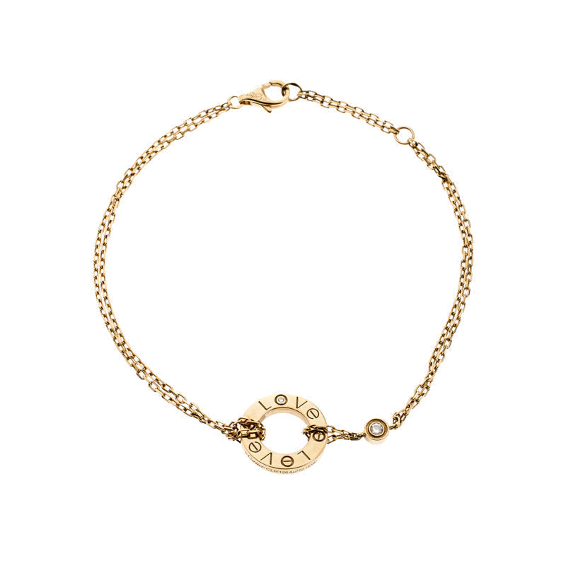 [⭐Hinora Jewelry]LOVE BRACELET 2 DIAMOND